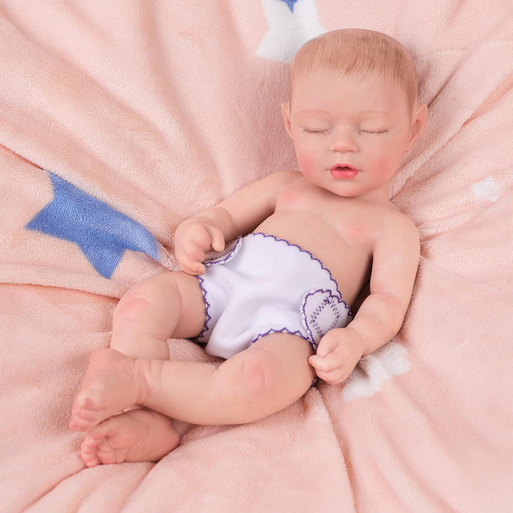6 Pcs Baby Doll Diapers for 12-15 Inch Dolls, Reusable & Washable Doll Underwear Fits Newborn Baby Dolls, Pretend Play Accessories for Toddlers Girls