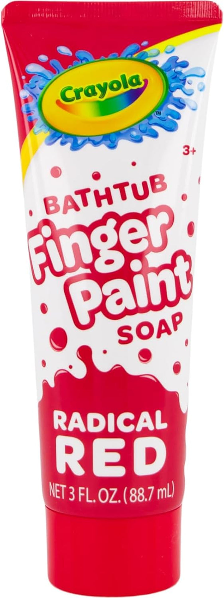 Bathtub Fingerpaint 5 Color Variety Pack, 3 Ounce Tubes (Bluetiful Blue, Screamin' Green, Radical Red, Flamingo Pink, Royal Purple) Color Your Bath Easily Washable Finger Paints