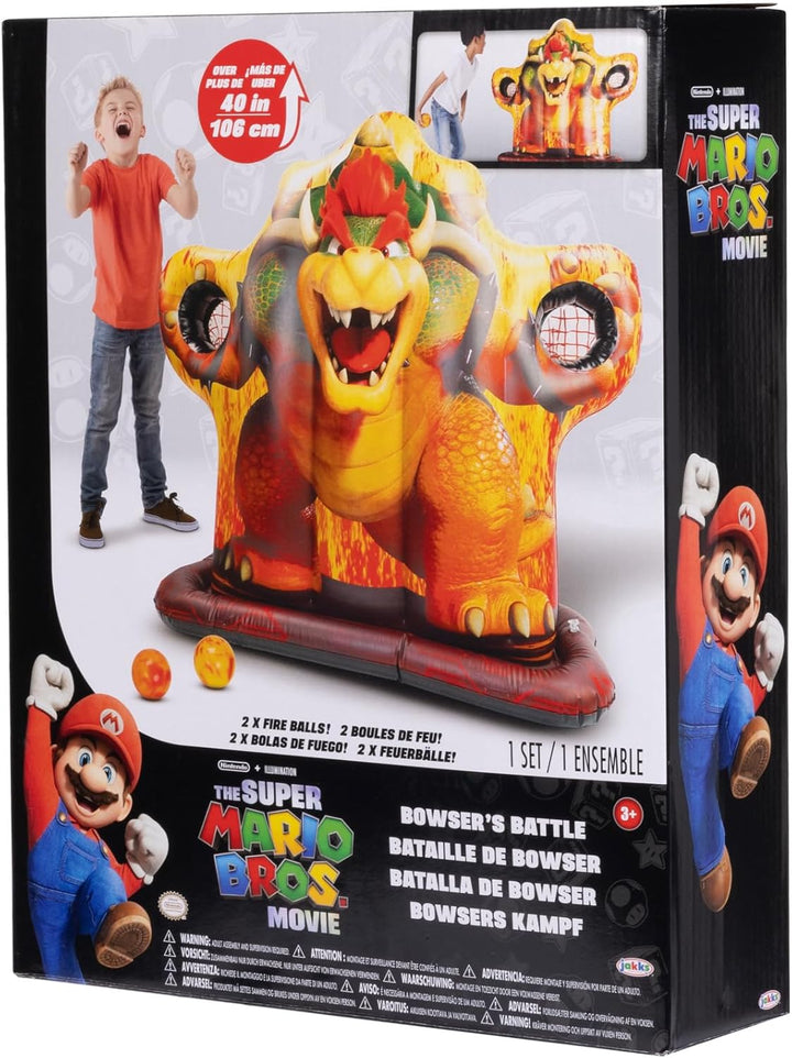 Bowser Inflatable Sports Game for Kids, Indoor Games or Outdoor Games for Kids and Adults, Approximate Inflated Size 51 Inches L X 18 Inches W X 46 Inches H