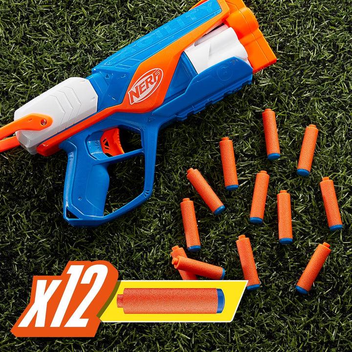 N Series Agility Blaster, 12 N1 Darts Compatible Only N Series Blasters, 6 Dart Drum, Kids Outdoor Games