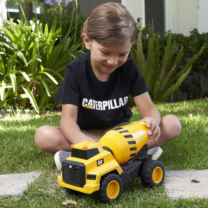 Construction Toys,  Construction 11.5" Power Haulers Cement Mixer, Realistic Lights & Sounds, Motion Drive Technology, Working Features, and Interactive Play for Ages 3+