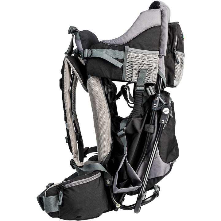 Canyonero Camping Baby Backpack Hiking Kid Toddler Child Carrier with Stand and Sun Shade Visor, Black