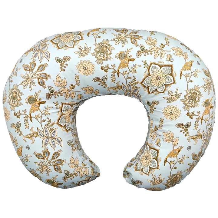 Nursing Pillow, Breastfeeding Pillows with Standard Size Removable Cover, Breast Feeding Pillow with Breathable Filling, Ergonomic Nursing Essentials for Bottle and Breastfeeding- Leaves…