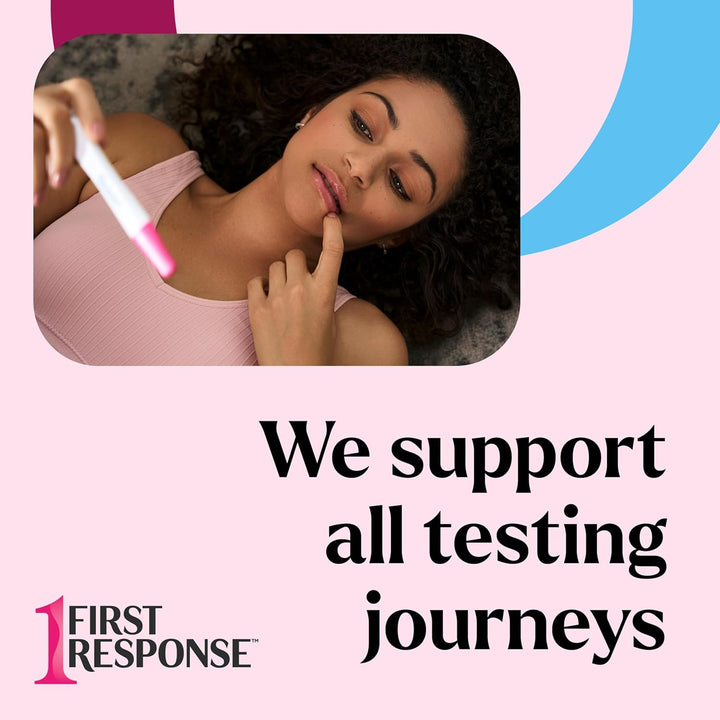 Comfort Check Pregnancy Test, 8 Count, Pink & White