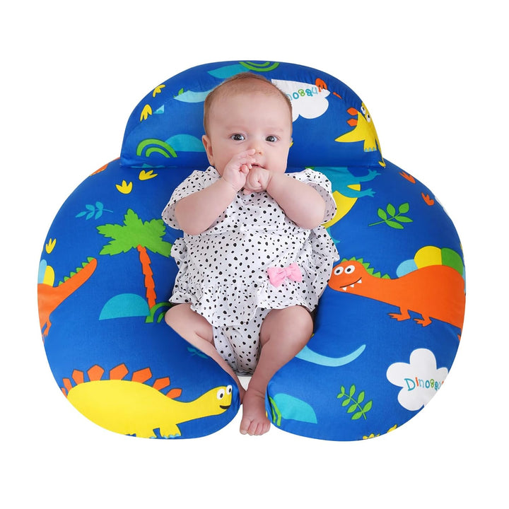 Nursing Pillow, Breastfeeding Pillows, with Removable Pillow Cover, Ergonomic Nursing Essentials for Bottle Feeding, Machine Washable, Pink