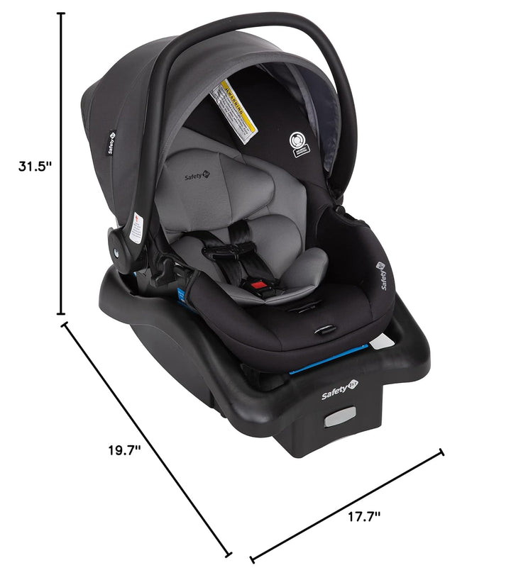 Smooth Ride Travel System Stroller and Car Seat Onboard™ FLX - Efficient Infant Car Seat Stroller and Infant Car Seat and Stroller Combo, Monument