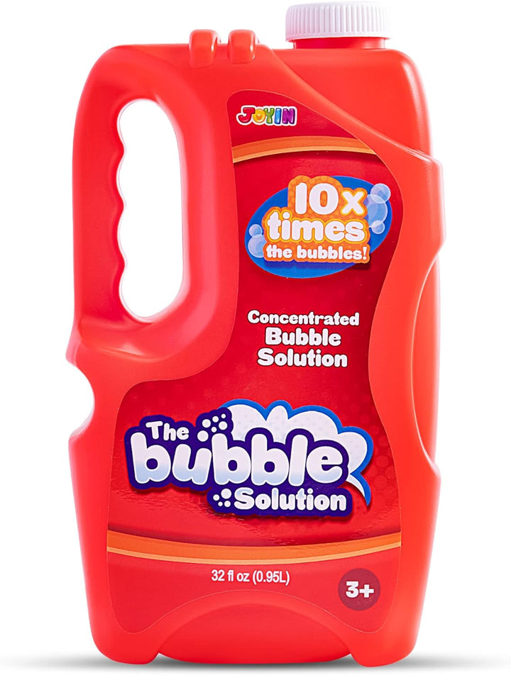 32 OZ Concentrated Bubble Solution (Close to 1L/ up to 2.5 Gallon Refills), Concentrated Solution Refills for Bubble Machine, Wands, Blower, Easter