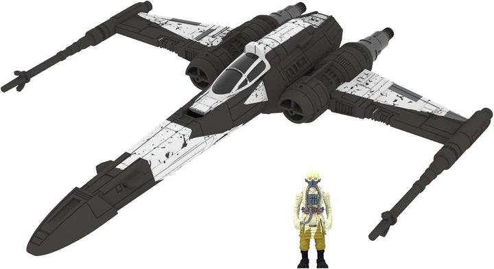 Star Wars Micro Galaxy Squadron Luke Skywalker’S Snowspeeder (Armada Edition) - 5-Inch Vehicle with Two 1-Inch Micro Figure Accessories