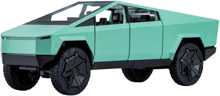 1/24 Pickup Trailer Model Car, Alloy Pick-Up Truck Model Toy with Sound/Light/Pull-Back, Birthday Gift for Kids Friends Collectors (Gray Off-Road Pickups)