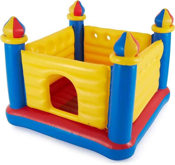 Inflatable Colorful Jump-O-Lene Castle Bounce House, for 2 Kids Ages 3-6 - Large Blow-Up Indoor Outdoor Children'S Bouncer Jumper Playhouse