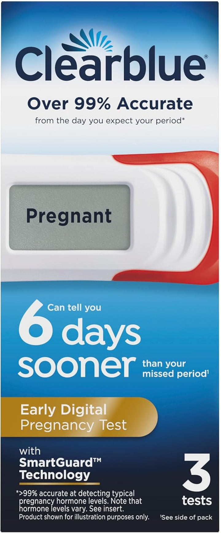 Early Digital Pregnancy Test, Early Detection at Home Pregnancy Test, 2 Ct