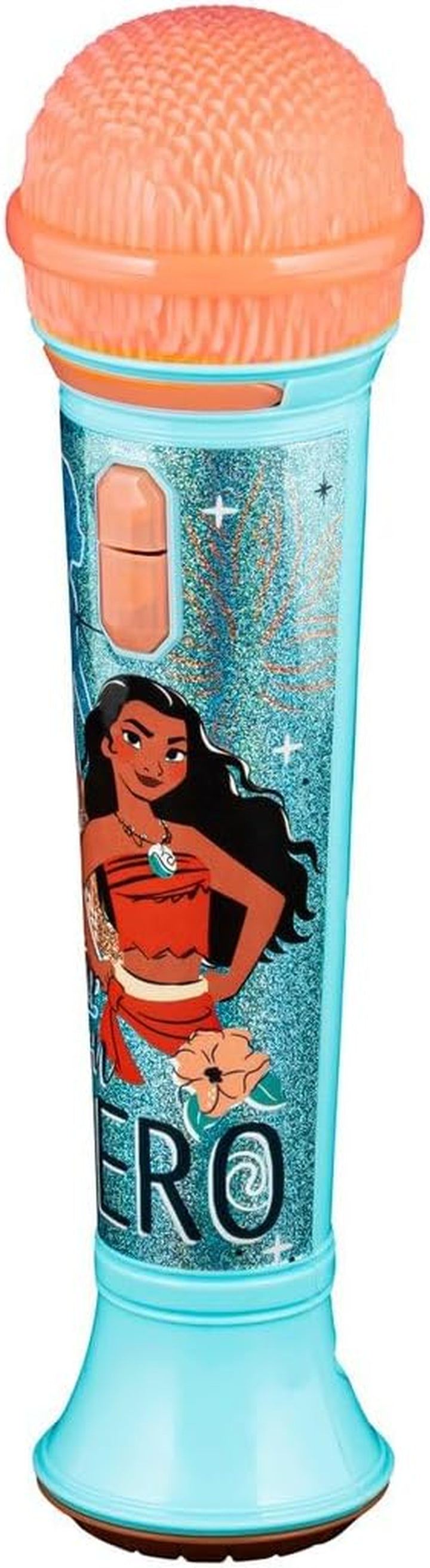 Disney Princess Moana Toy Microphone for Kids, Musical Toy for Girls with Built-In Music, Kids Microphone Designed for Fans of Moana Toys for Girls