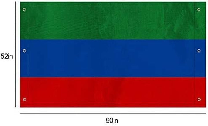 Swing Set Replacement Tarp- 52" X 90" Kids Playground Roof Canopy, Replacement Sunshade Waterproof Trap Cover for Children Outdoor Sunproof (Green Blue Red)