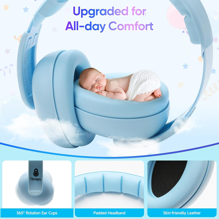 Baby Headphones for Noise - [Upgraded Friendly Version] Infant Ear Muffs Noise Protection - Toddler Noise Cancelling Headphones - Baby Ear Protection for 3 Months to 3 Years