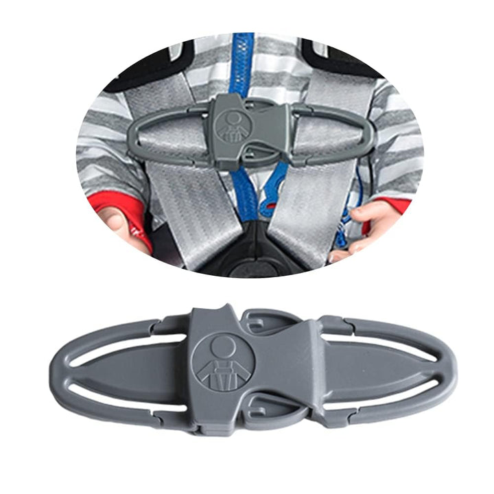 Universal Child Car Seat Chest Harness Clip Universal Safer Belt Clip Buckle Lock Stroller Chest Clip Adjustable Guard for Baby and Kids (Black)