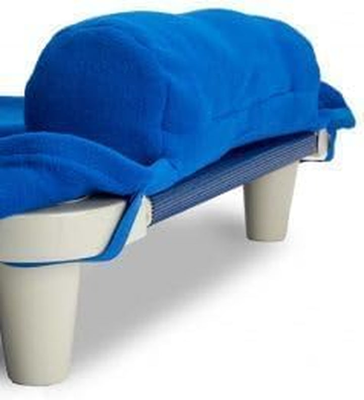 Northwest  Kindergarten Nap Sac Roll-Up Boys and Girls Toddler Blanket with Attached Pillow – Soft Fleece Preschool Nap Mat for Daycare or Travel – Machine Washable – Royal Blue