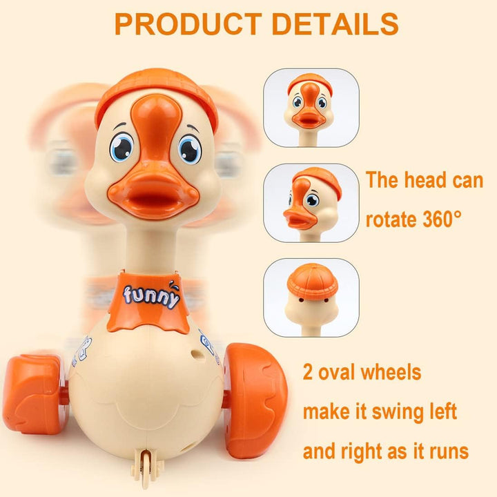 Animal Car Baby Toys for 3 Years Old Birthday Gifts Toddler Toys for Infant Toddlers Boys & Girls 3 Years Old (Orange)