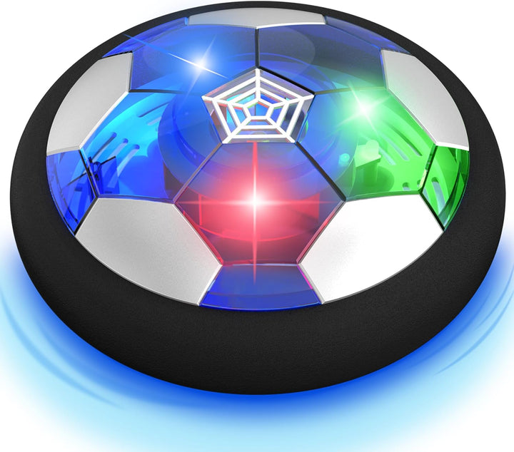 Boy Toys - LED Hover Soccer Ball - Air Power Training Ball Playing Football Indoor Outdoor Game - Birthday Gifts for Kids, Age 3 4 5 6 7 8-12 Year Old Boys - Soccer