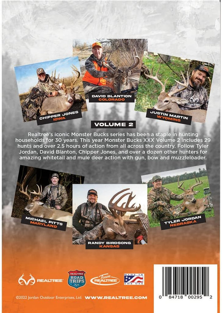 Monster Bucks Productions 2022 Deer, Elk, Big Game, Hunting Video DVD Collection Production