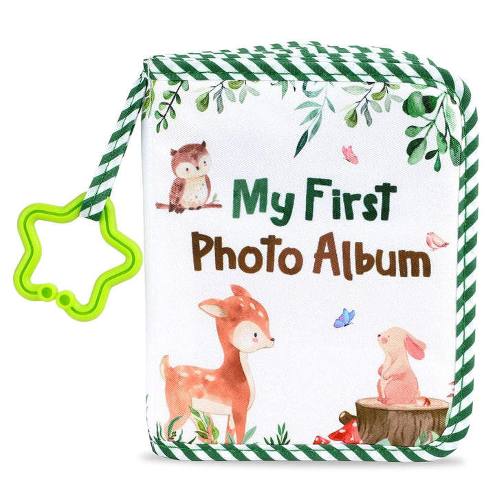 Baby'S My First Family Album Soft Photo Cloth Book Boho Rainbow My First Book of Photos Baby Memory Album Gift Holds 4X6 Pictures for Babies Newborn Toddler & Kids Baby Shower