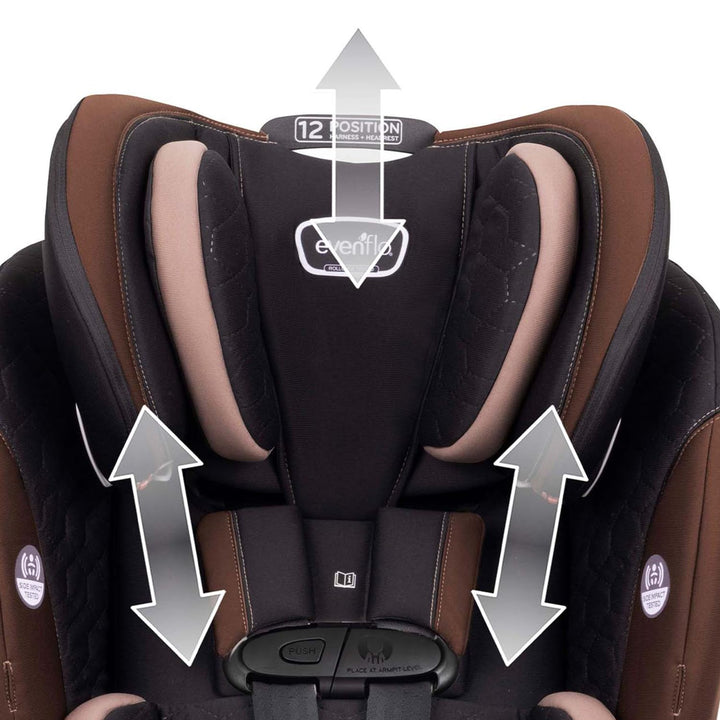Everyfit/All4One 3-In-1 Convertible Car Seat W/Quick Clean Cover (Belmont Brown)