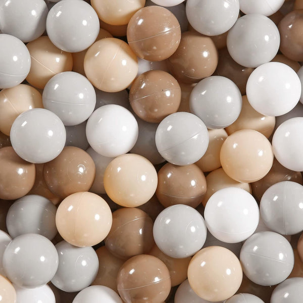Ball Pit Balls for Toddlers,100Pcs 2.15Inch Crawl Balls BPA Free Crush Proof Playballs Soft Plastic Bals for Toddler, Pool Tent Party Favors Summer Water Bath Toy