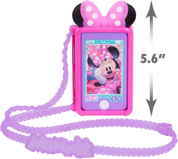 Disney Junior  Mouse Chat with Me Pretend Play Cell Phone Set, Lights and Sounds, Kids Toys for Ages 3 up by