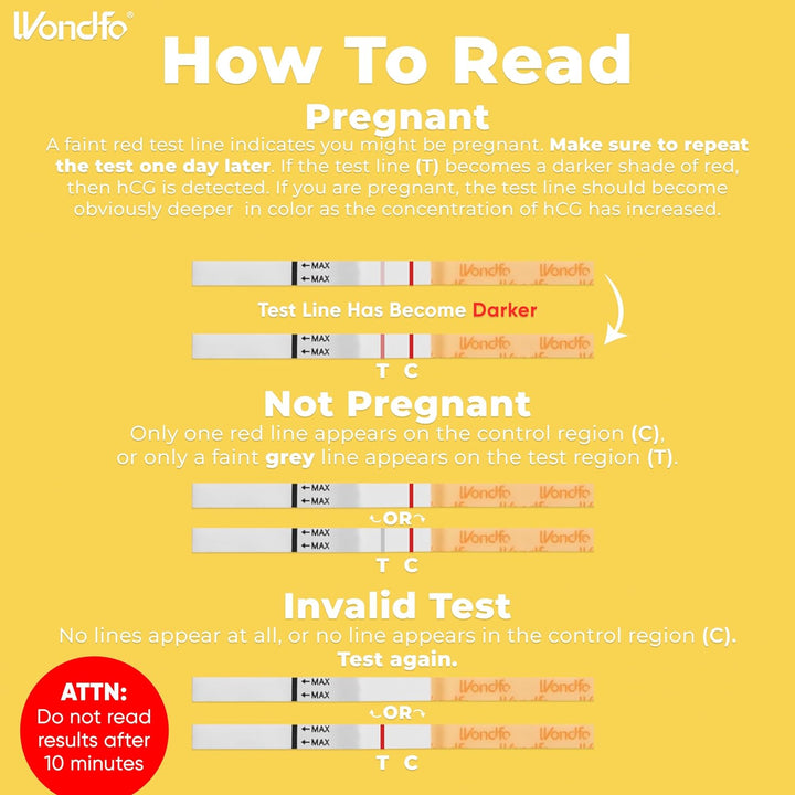 Early Result Pregnancy Test Strips - Get Results 6 Days Sooner than Missed Period-Sensitive and High-Accuracy HCG Testing Kit at 10 Miu/Ml Cut-Off -[25 Packs]