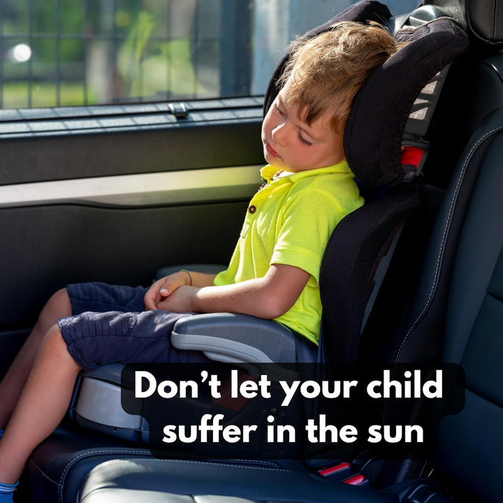 Baby & Passenger Side Window Cling Sun Shade, 4-Pack (22 X 14 Inches)