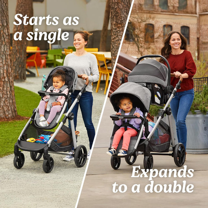 Modes Nest2Grow Travel System, Ren with Expandable Double Stroller