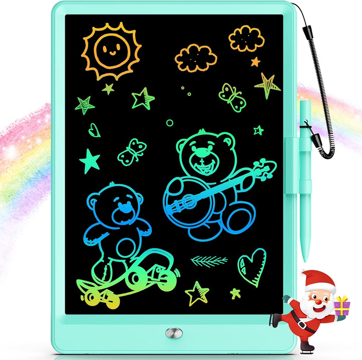 Toys for 3-6 Years Old Girls Boys, LCD Writing Tablet 10 Inch Doodle Board, Electronic Drawing Pads, Educational Birthday Gift for 3 4 5 6 7 8 Years Old Kids Toddler (Blue)