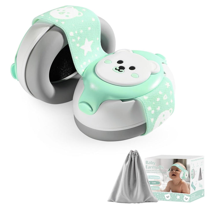 Baby Ear Muffs,25Db Infant Noise Cancelling Headphones for Babies 0-36 Months with Adjustable Headband Infant Ear Protection,Ideal Baby Travel Essentials for Outdoor,Sleep,Airplane & Music Festivals
