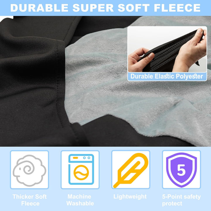 Baby Airplane Bed, Baby Travel Essentials for Flying, Toddler Airplane Seat Extender Must Haves, Plane Portable High Chair Harness Seat for Infant (Gray)