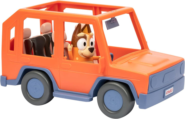 Heeler Family Road Trip Big Car Toy, Articulated, Customizable Interactive Toddler Toy Car with 2.5” Chilli Figure, Toddler Cars for Ages 3+