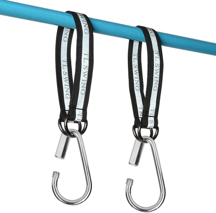 1 Pair Quick Link Snap Hook Carabiner Connector Screw Lock Clip for Swing Play Set