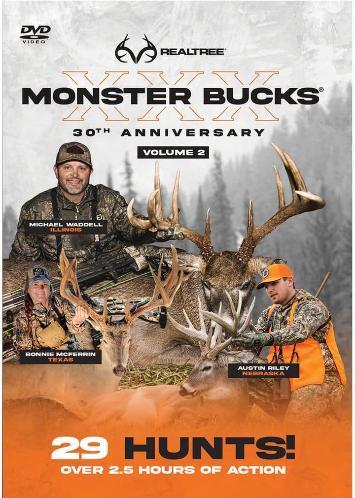Monster Bucks Productions 2022 Deer, Elk, Big Game, Hunting Video DVD Collection Production