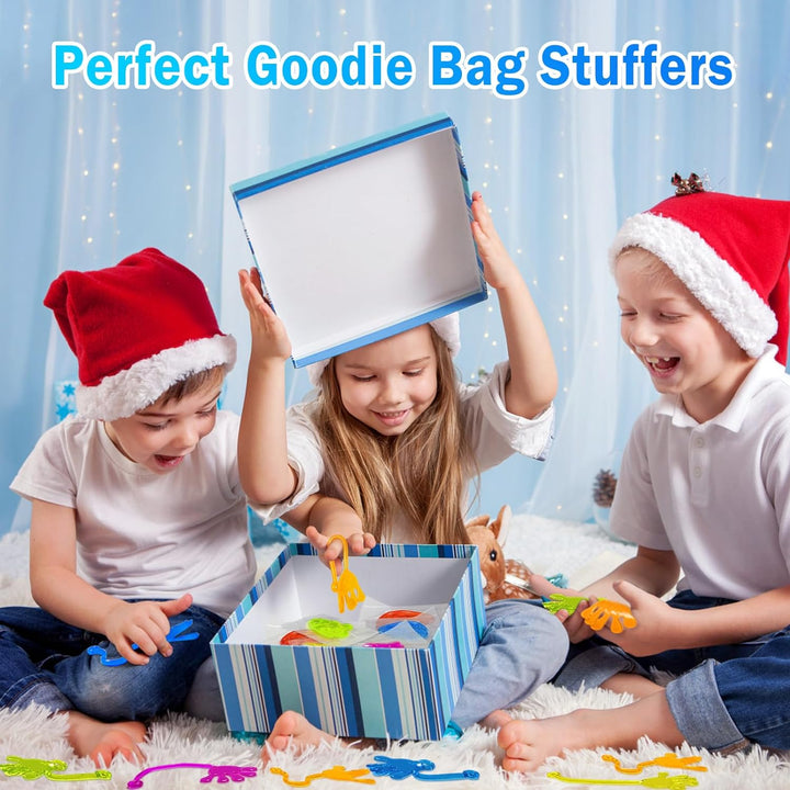 Sticky Hands Bulk 48 PCS Party Favors for Kids 4-8 8-12 Stretchy Sticky Hand Toy Goodie Bag Stuffers Back to School Gifts for Students Treasure Box Toys for Classroom Prizes Birthday Party Supplies