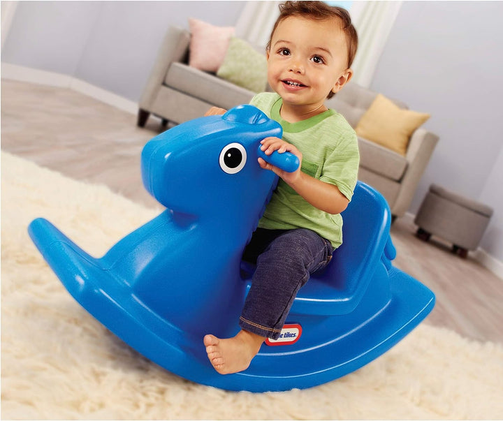 Rocking Horse Blue, 33.00 L X 10.00 W X 17.50 H Inches