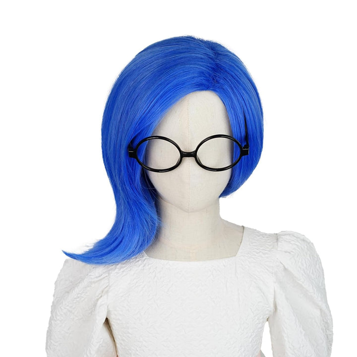 Long Straight Black Kids Wig with Flower Hair Clip, Wigs for Girls Toddler Cosplay 27.6'' Synthetic Hair + Wig Cap for Halloween Party Daily Costumes