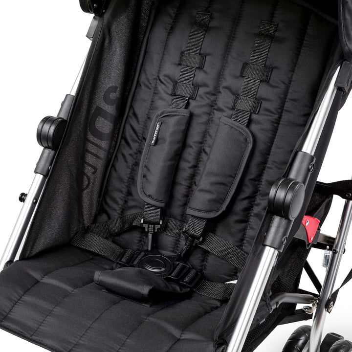 3Dlite Convenience Stroller, Black - Lightweight Stroller, Large Seat Area, Mesh Siding, 4 Position Recline, Extra Large Storage Basket, Infant Stroller for Travel
