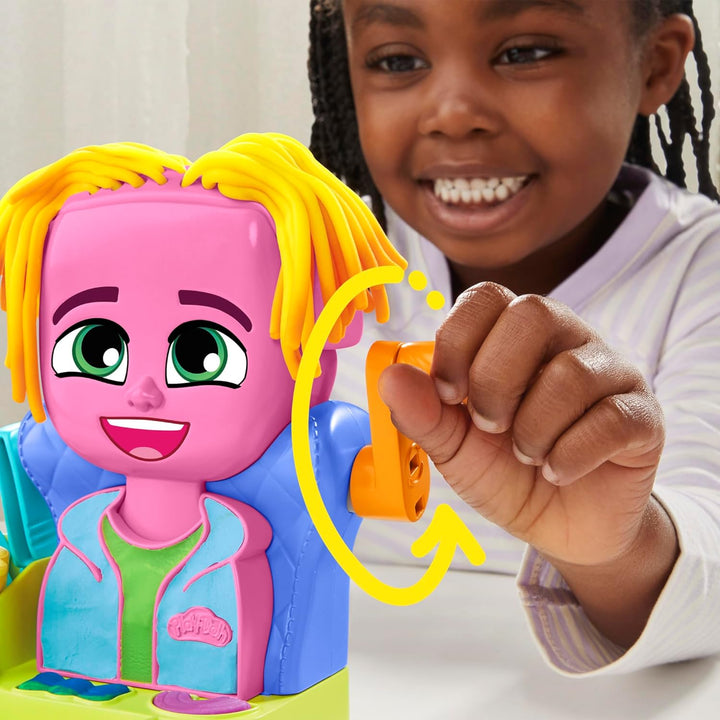 Hair Stylin' Salon Playset with 6 Cans, Pretend Play Toys for Girls and Boys Ages 3 and Up