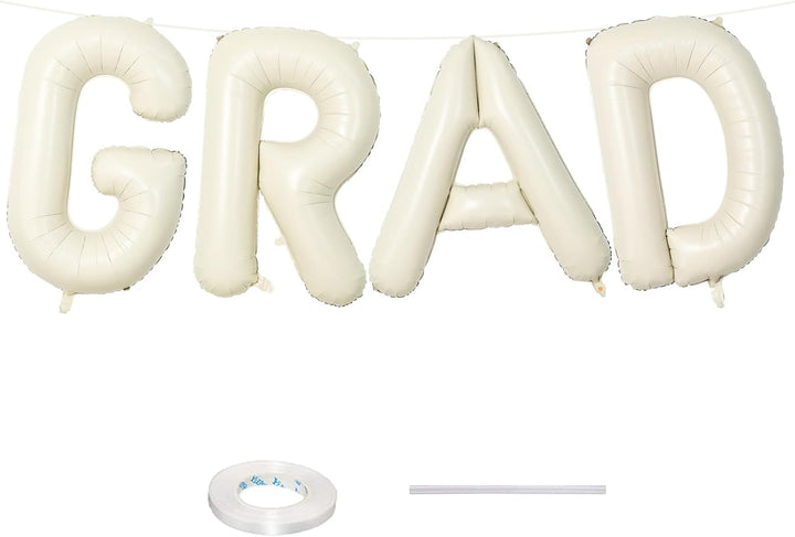 40 Inch Beige HOME Balloon for Housewarming Party Decorations, Large Cream New Home Welcome Balloon Letter Banner, Ivory White Sand Balloons Sign for Sweet House Warming Homecoming Party Decor