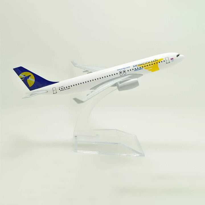 Alloy 1/400 Scale 16Cm B767 Mongolian Airlines Airplane Model Plane Model Home Office Decoration Gifts