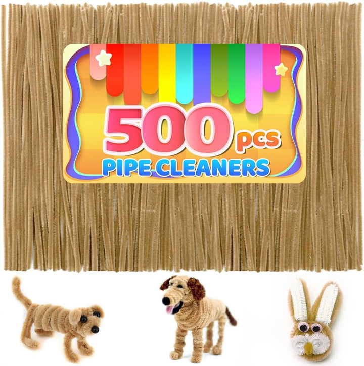 200Pcs 20Colors, Pipe Cleaners, Chenille Stems, Pipe Cleaners for Crafts, Pipe Cleaner Crafts, Art and Craft Supplies