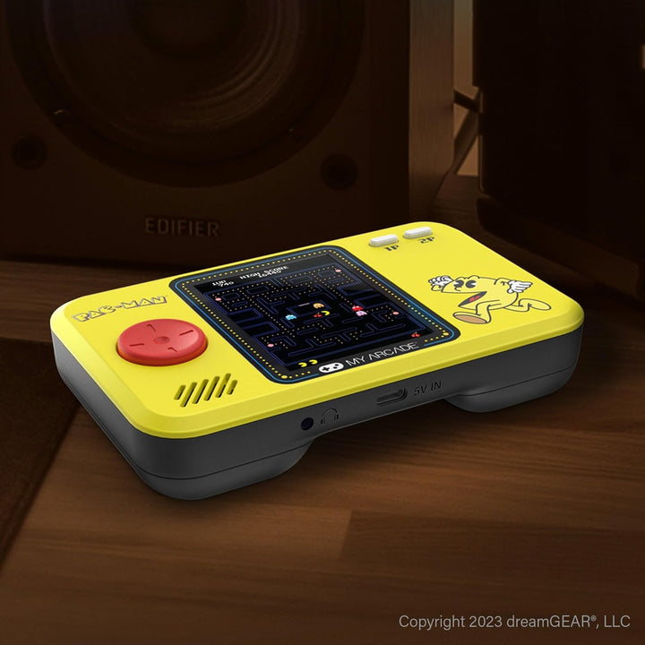 Pac-Man Pocket Player Pro: 2.75" Color Display, Retro Gaming Consoles, Arcade Classics, Family Game Night, Retro Mini