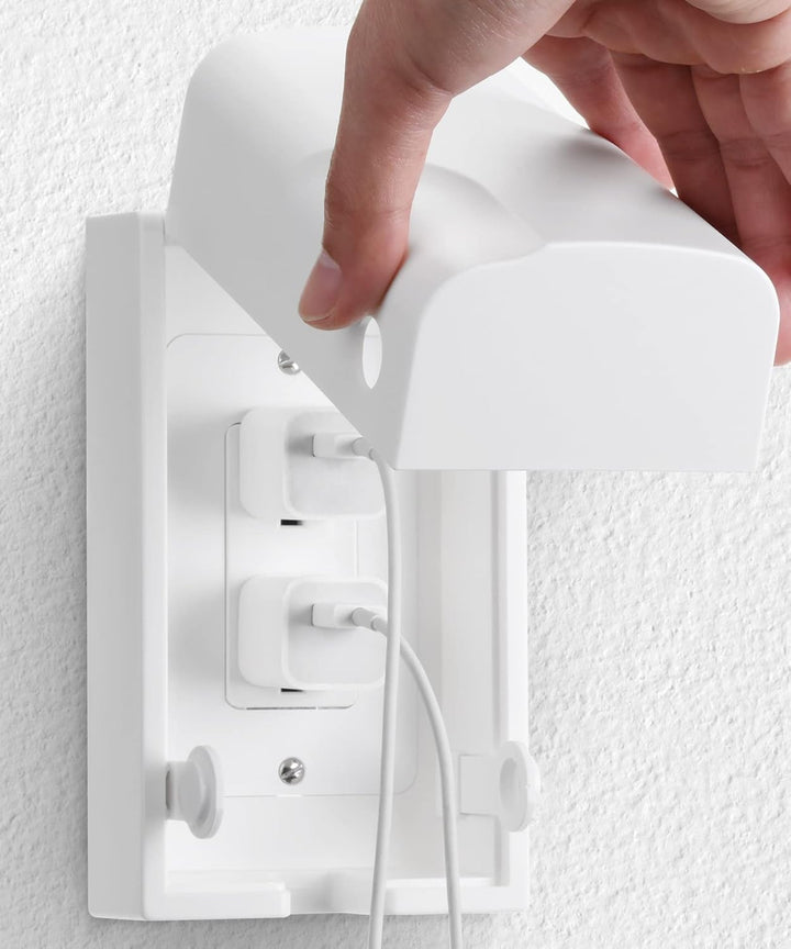 Bates - Baby Safety Outlet Cover Box, Outlet Covers Baby Proofing, Plug Covers for Electrical Outlets