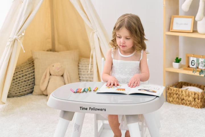® 4-In-1 Baby Activity Center | 3 Stage Grow Stationary Standing Toddler Play Table | Tummy Time,Exersaucer, Jumpers & Bouncers | Babies Essential for Baby Ages 6M+