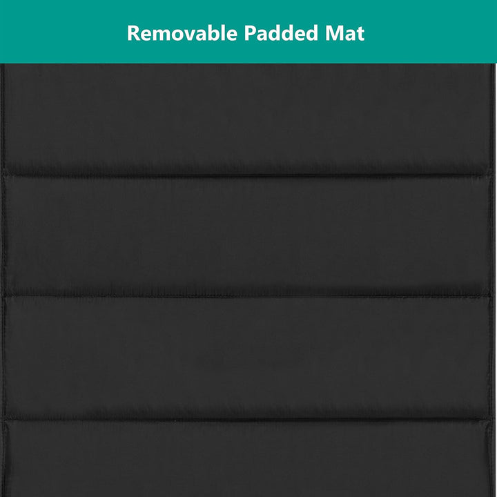Zazzy Portable Playard with Bassinet in Black, Lightweight Packable and Easy Setup Baby Playard with Mattress and Travel Bag