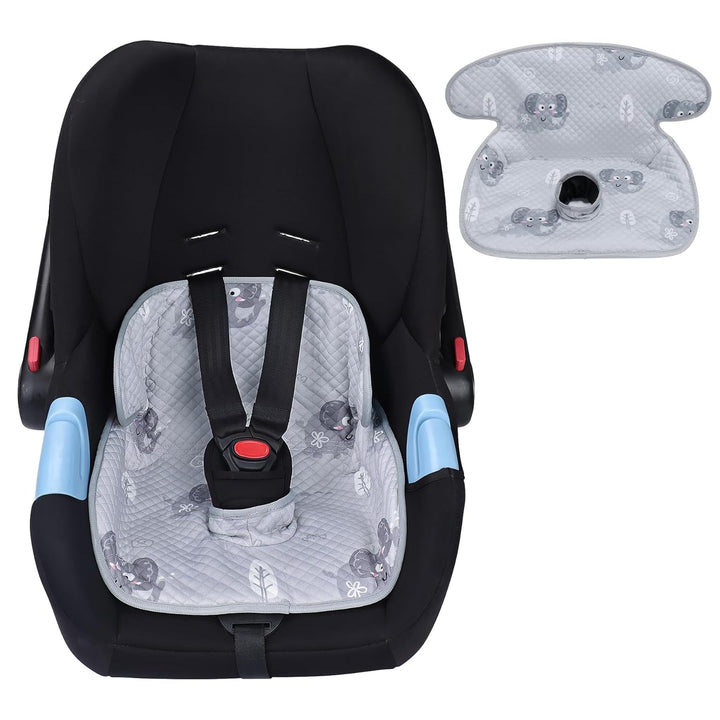Piddle Pad, Car Seat Potty Training Protector, Baby Waterproof Car Seat Cover with Anti-Slip Backing, Machine Washable Liner for Toddler Carseat, Stroller (Black)