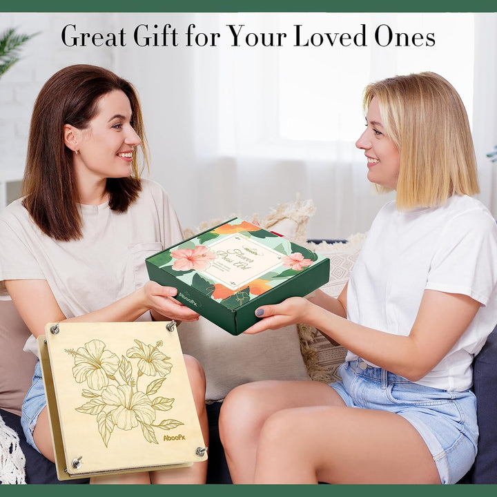 Flower Press Kit, Craft Kits 11"X11" 10 Layers Wooden Flower Pressing Kit for Crafts Pressed Flowers and Plant for DIY Art, Preservation for Bookmark Frame Wedding Flower Drying
